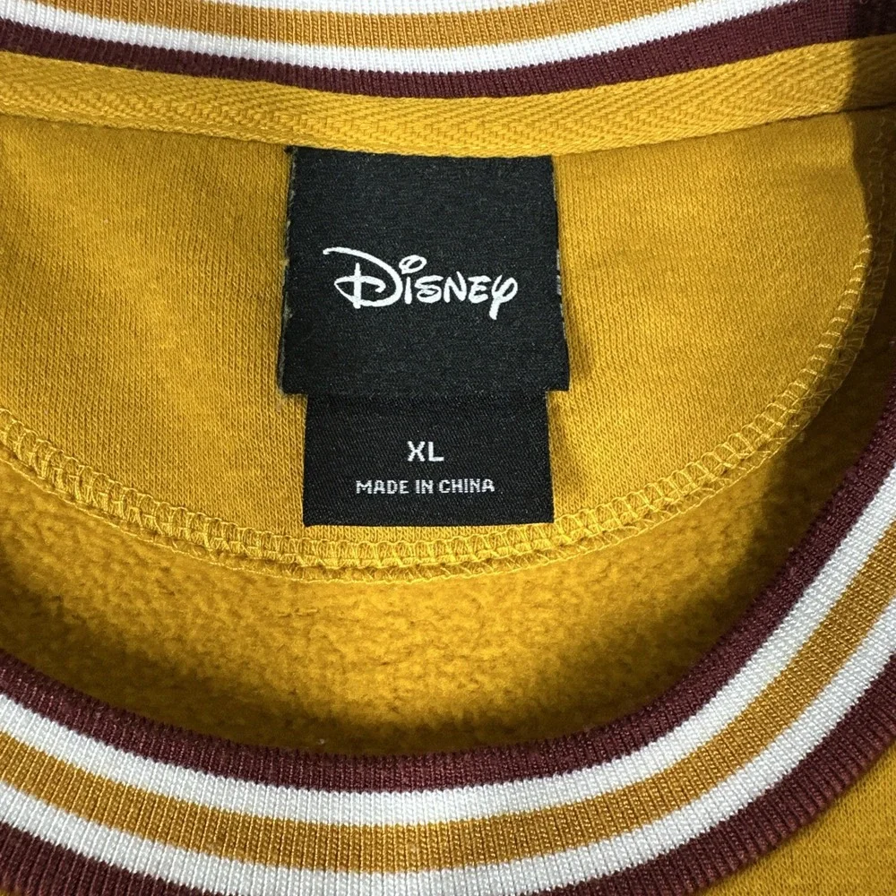Disney Winnie The Pooh Crewneck Sweater Oh Bother Honeycomb XL Embroidered